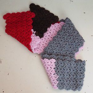 Strawberry Fields Handmade Crochet Scarf